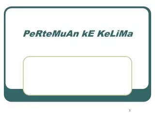 pertemuan ke kelima