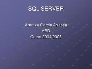 sql server
