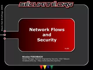 Network Flows and Security 						v1.01
