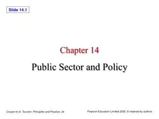 Chapter 14 Public Sector and Policy