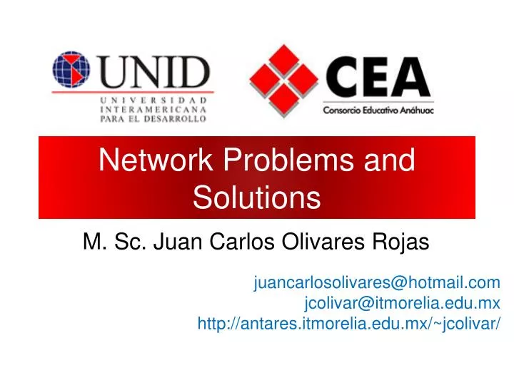network problems and solutions