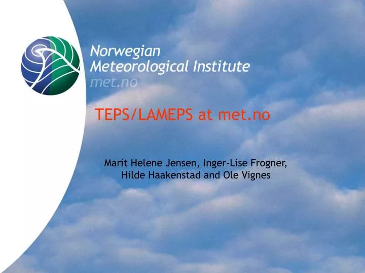 teps lameps at met no