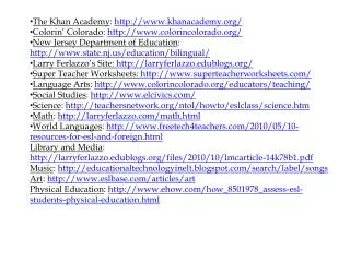 The Khan Academy : khanacademy/