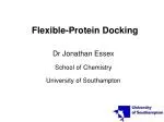 Flexible-Protein Docking - slide 1