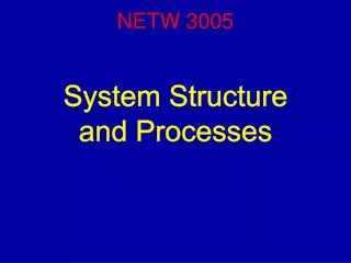 NETW 3005
