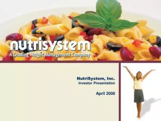 NutriSystem, Inc. Investor Presentation