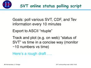 SVT online status polling script