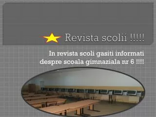 revista scolii