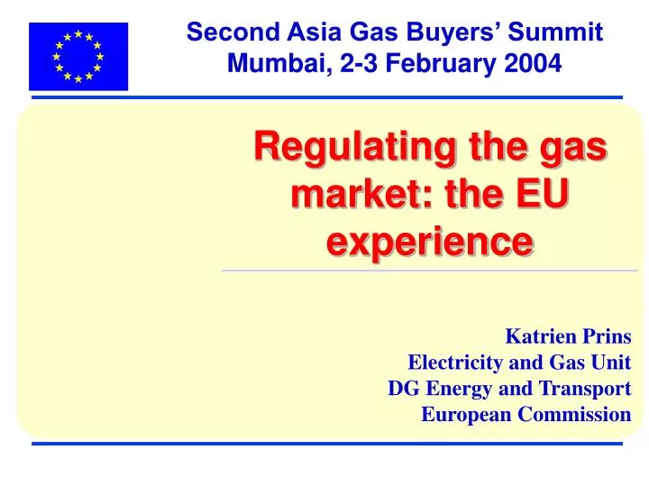 second asia gas buyers summit mumbai 2 3 february 2004