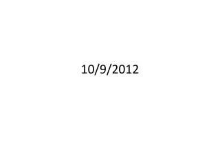 10 9 2012