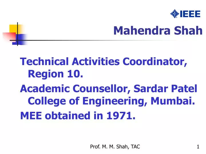 mahendra shah