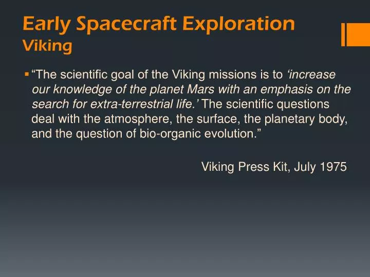 early spacecraft exploration viking
