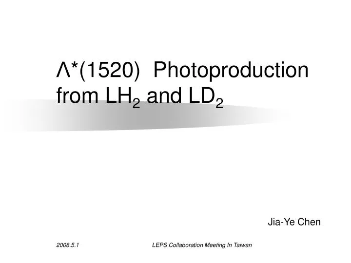 1520 photoproduction from lh 2 and ld 2