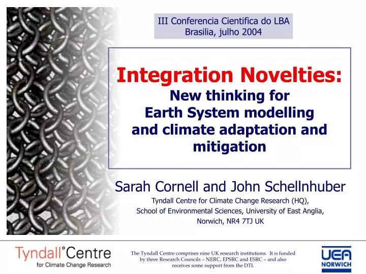 integration novelties new thinking for earth system modelling and climate adaptation and mitigation