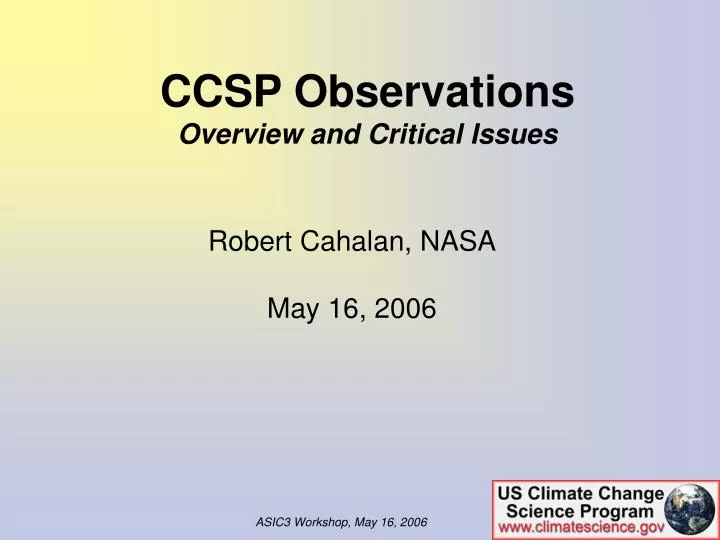 robert cahalan nasa may 16 2006