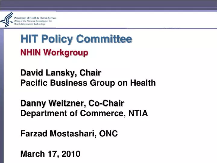 hit policy committee