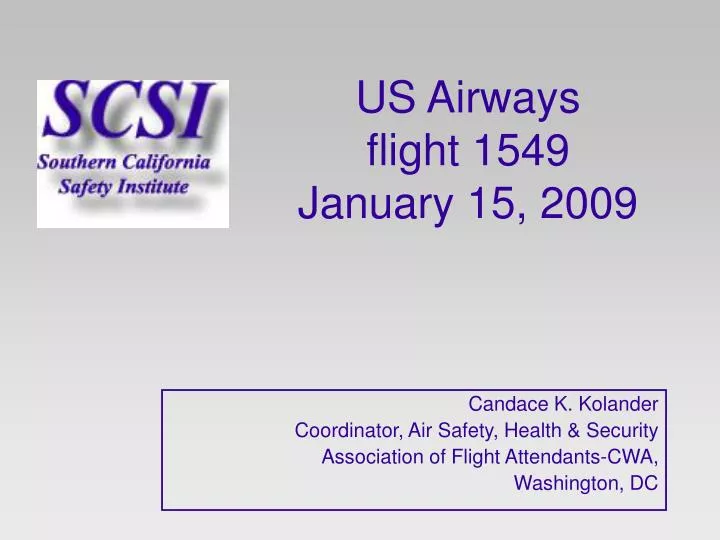 us airways flight 1549 january 15 2009