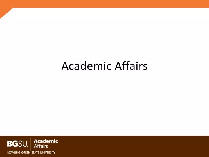 academic affairs