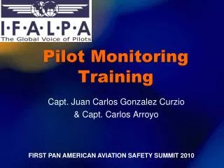 Pilot Monitoring Training