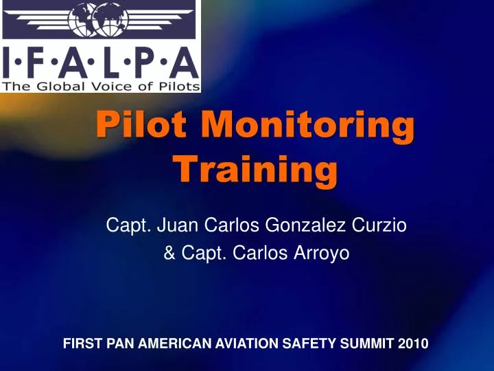 pilot monitoring training