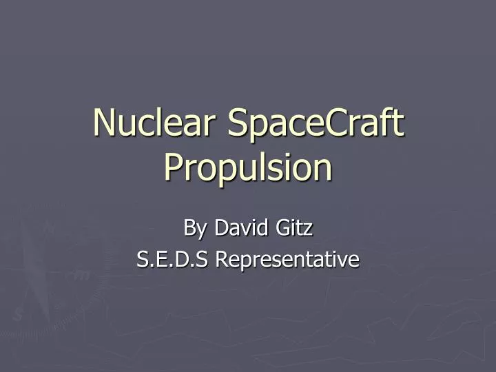 nuclear spacecraft propulsion