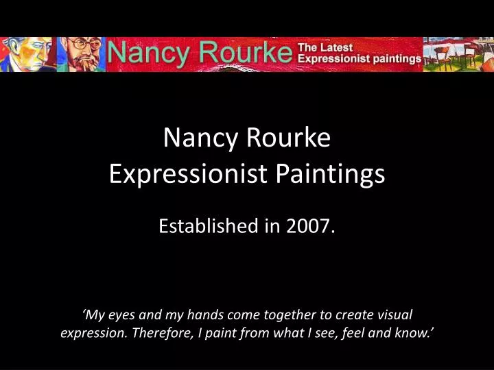 nancy rourke expressionist paintings