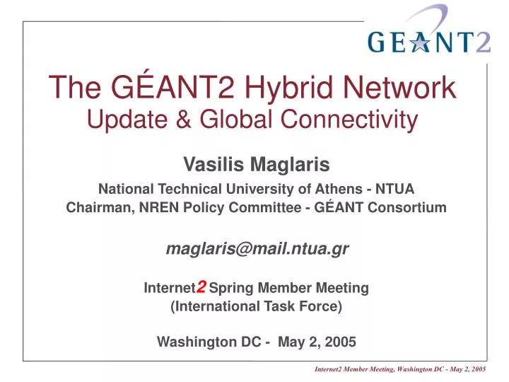 the g ant2 hybrid network update global connectivity