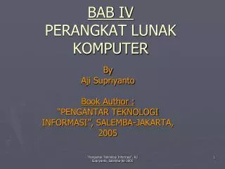 bab iv perangkat lunak komputer