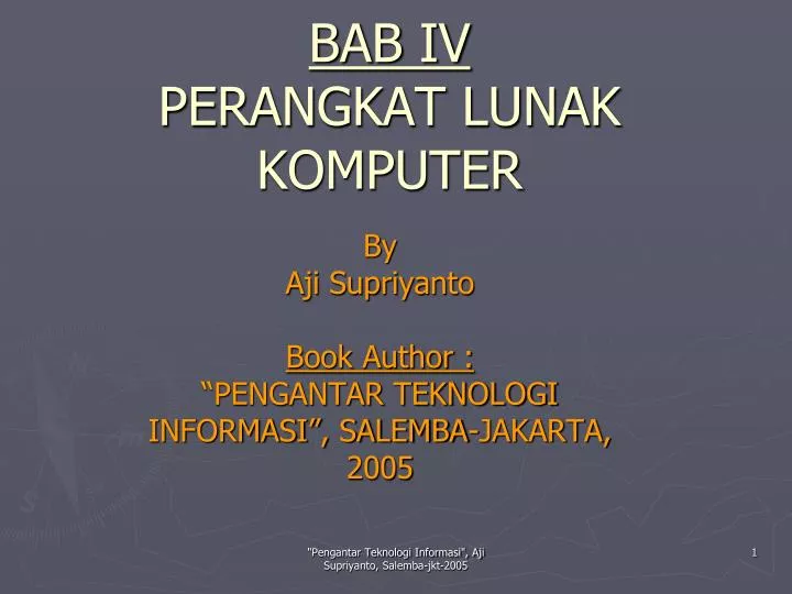 bab iv perangkat lunak komputer