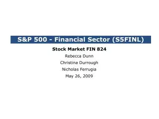 S&amp;P 500 - Financial Sector (S5FINL)