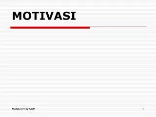 motivasi
