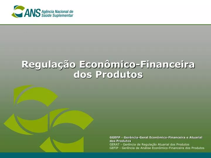 regula o econ mico financeira dos produtos