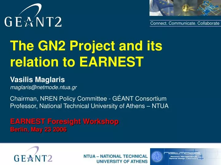 the gn2 project and its relation to earnest