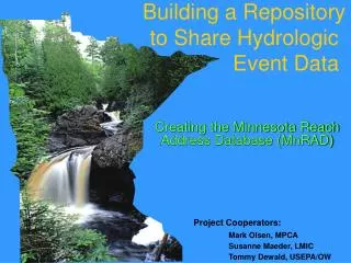 Building a Repository to Share Hydrologic Event Data