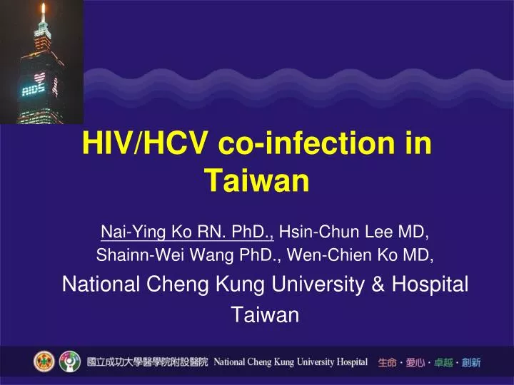 hiv hcv co infection in taiwan