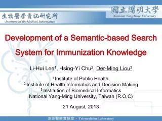 Development of a Semantic-based Search System for Immunization Knowledge