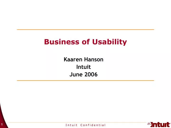 business of usability
