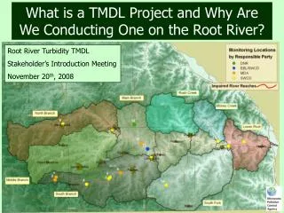 What is a TMDL Project and Why Are We Conducting One on the Root River?