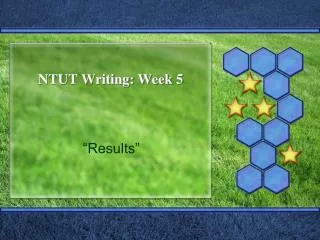 NTUT Writing: Week 5