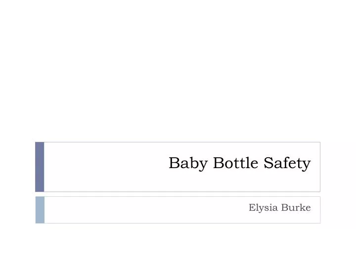 baby bottle safety