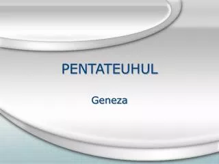 pentateuhul