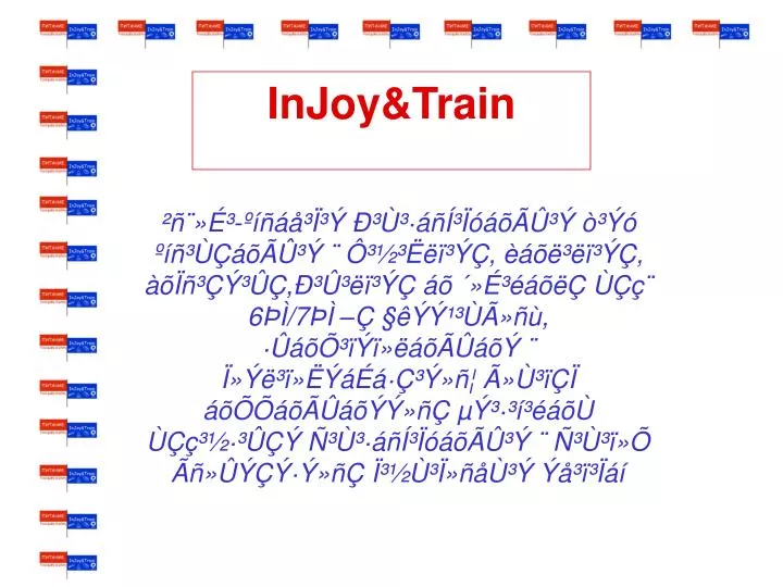 injoy train