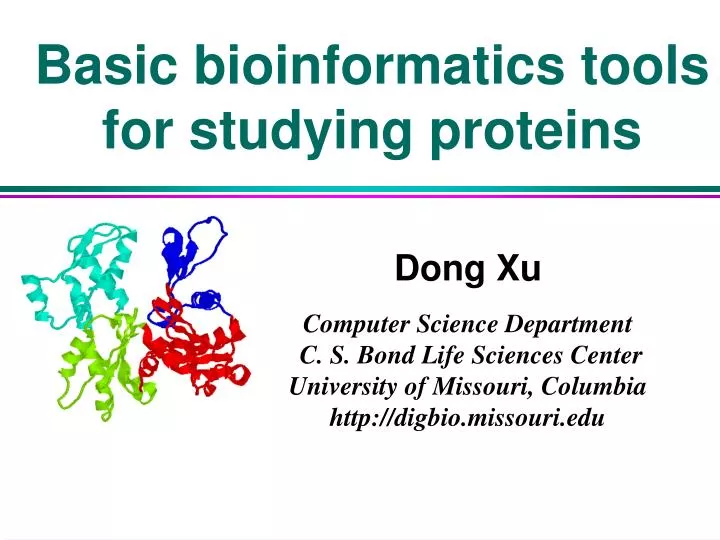 basic bioinformatics tools for studying proteins
