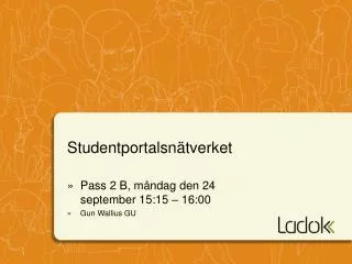 studentportalsn tverket