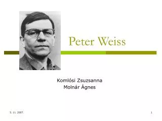 peter weiss