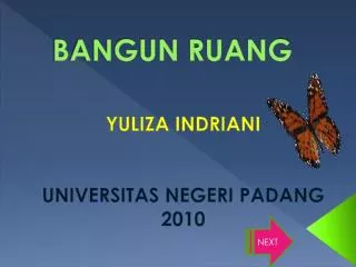 bangun ruang