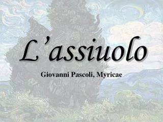 l assiuolo
