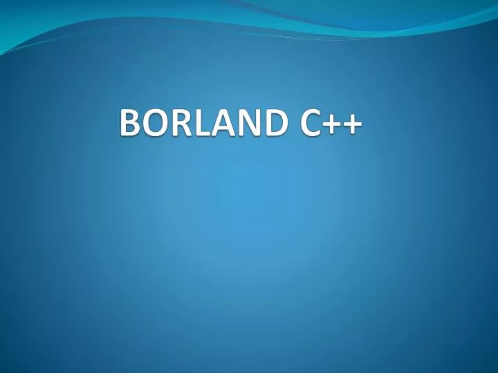 borland c