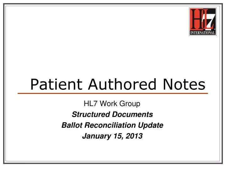 patient authored notes