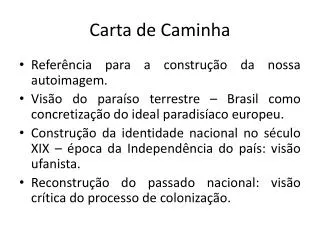 carta de caminha